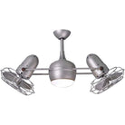 Matthews Fan Company - Dagny Ceiling Fan with Light Kit - DGLK-BN-MTL - Canada Light Shop