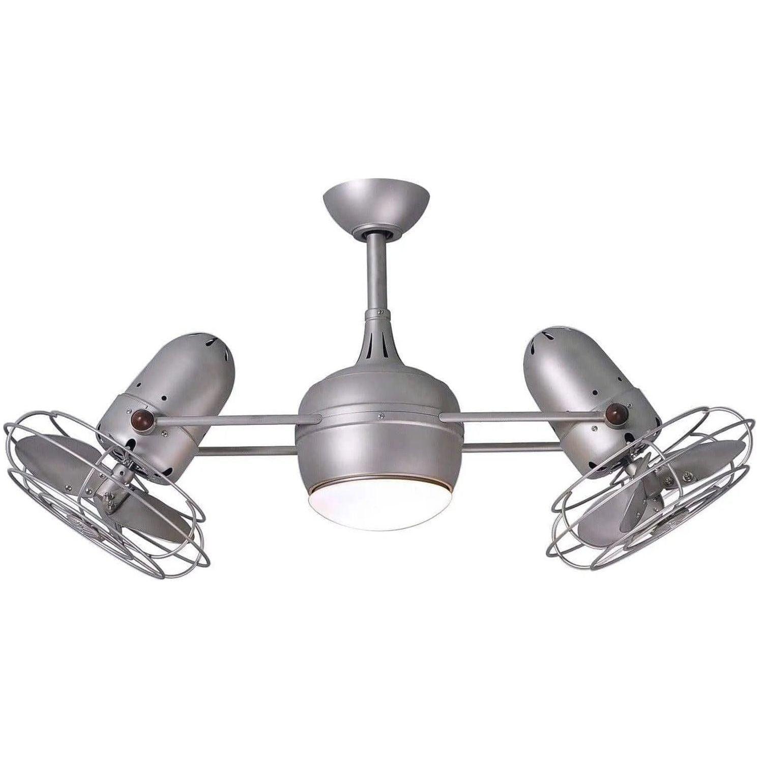 Matthews Fan Company - Dagny Ceiling Fan with Light Kit - DGLK-BN-MTL - Canada Light Shop