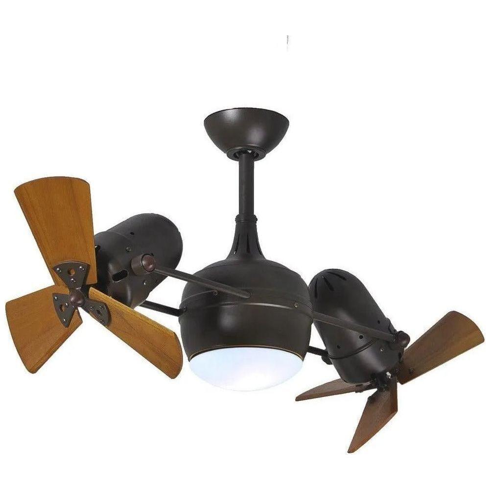 Matthews Fan Company - Dagny Ceiling Fan with Light Kit - DGLK-TB-WD - Canada Light Shop