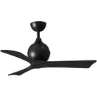 Matthews Fan Company - Irene 3 Ceiling Fan - IR3-BK-BK-42 - Canada Light Shop
