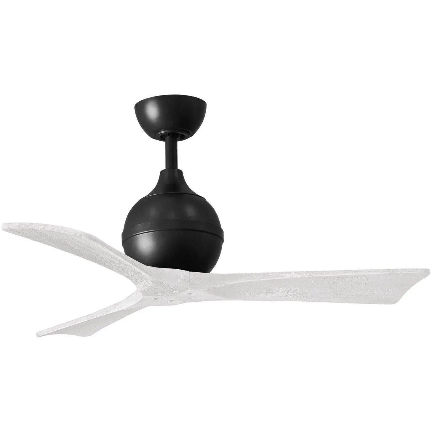 Matthews Fan Company - Irene 3 Ceiling Fan - IR3-BK-MWH-42 - Canada Light Shop