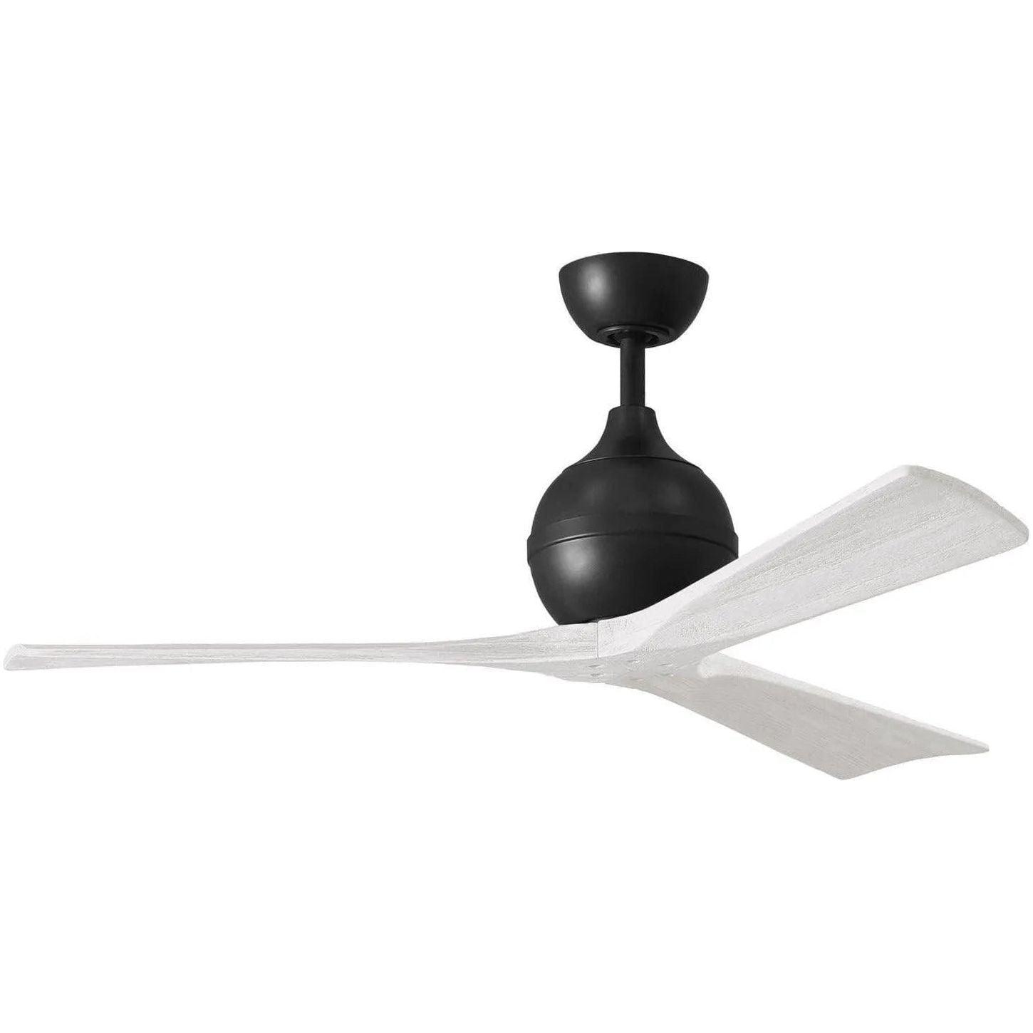 Matthews Fan Company - Irene 3 Ceiling Fan - IR3-BK-MWH-52 - Canada Light Shop