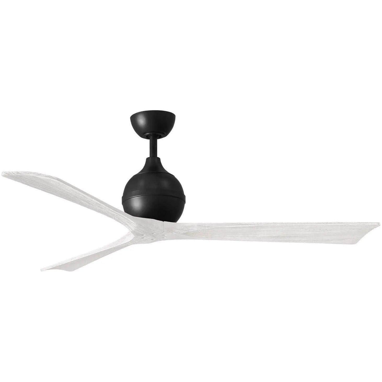 Matthews Fan Company - Irene 3 Ceiling Fan - IR3-BK-MWH-60 - Canada Light Shop