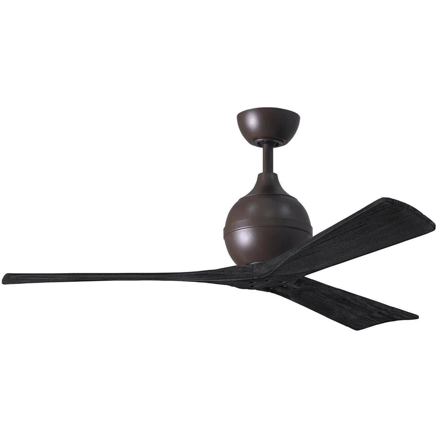 Matthews Fan Company - Irene 3 Ceiling Fan - IR3-TB-BK-52 - Canada Light Shop