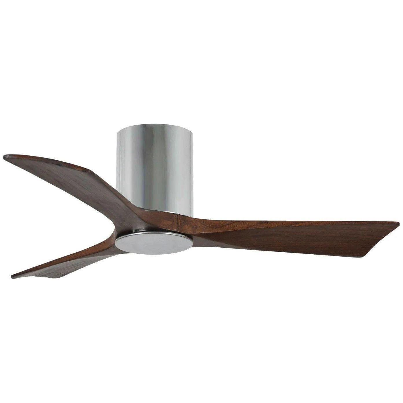 Matthews Fan Company - Irene 3 Hugger Ceiling Fan with Light Kit - IR3HLK-CR-WA-42 - Canada Light Shop