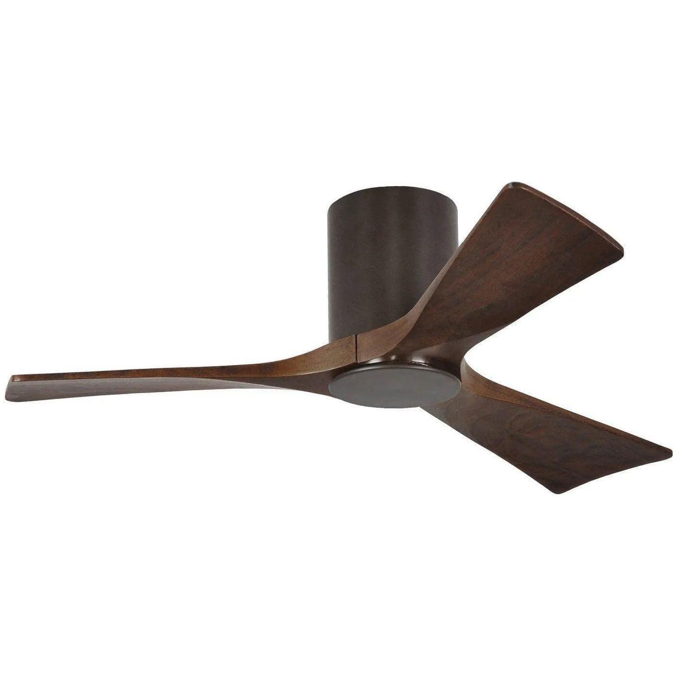 Matthews Fan Company - Irene 3 Hugger Ceiling Fan with Light Kit - IR3HLK-TB-WA-42 - Canada Light Shop