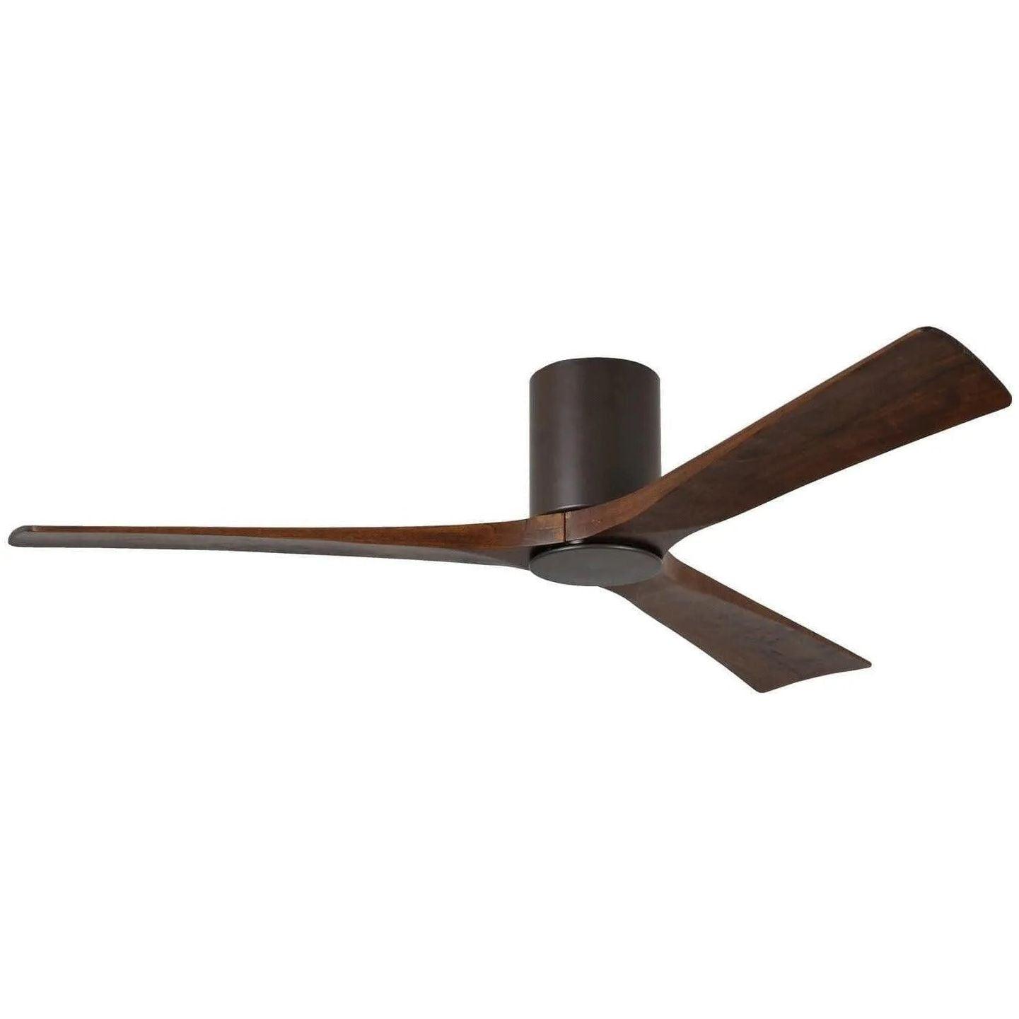 Matthews Fan Company - Irene 3 Hugger Ceiling Fan with Light Kit - IR3HLK-TB-WA-60 - Canada Light Shop