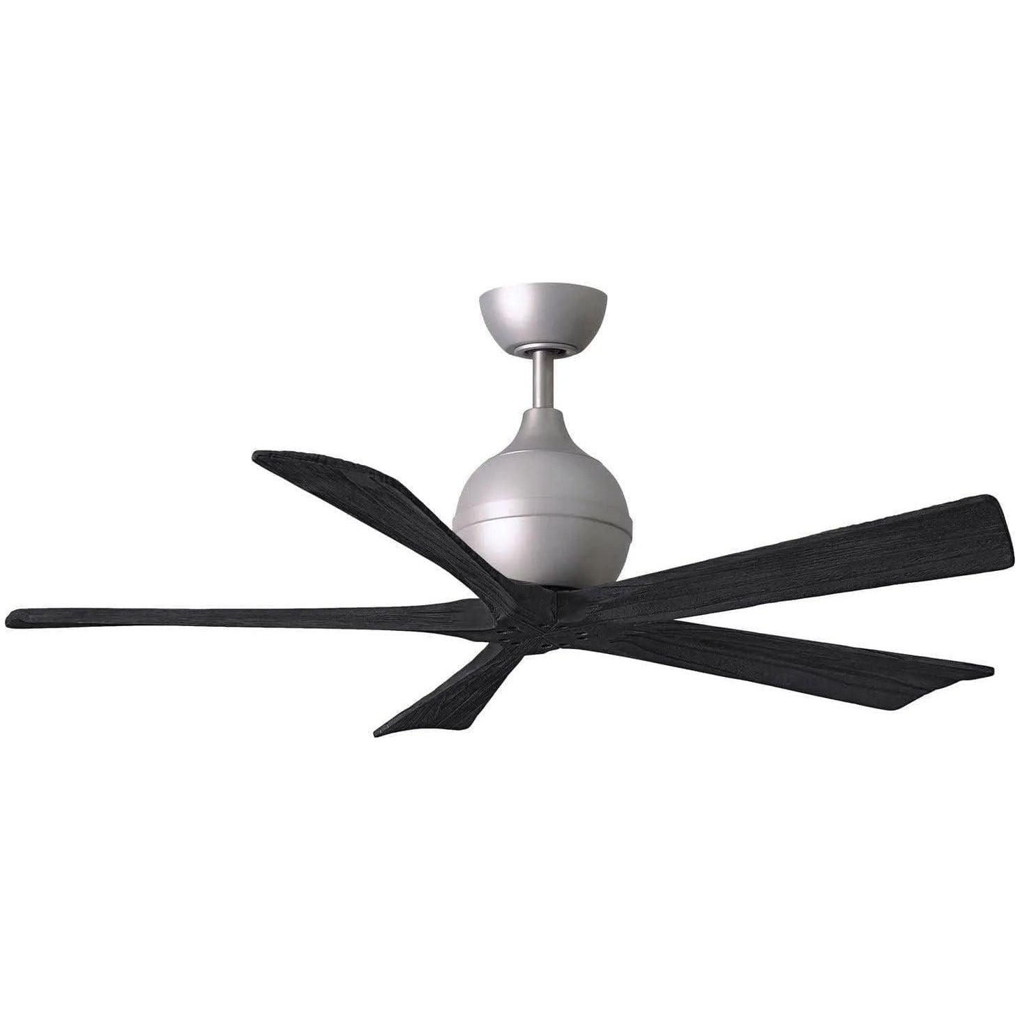 Matthews Fan Company - Irene 5 Ceiling Fan - IR5-BN-BK-52 - Canada Light Shop