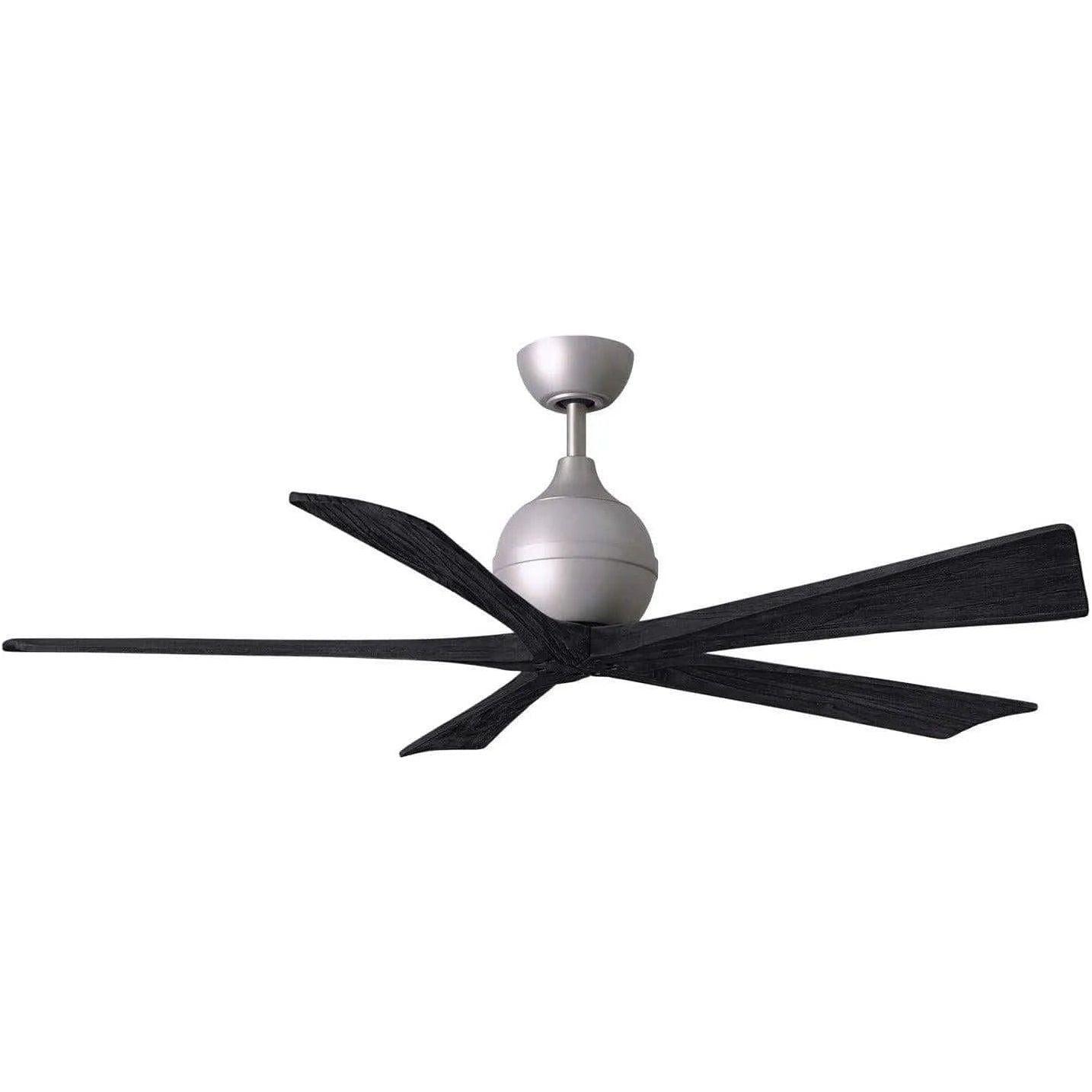 Matthews Fan Company - Irene 5 Ceiling Fan - IR5-BN-BK-60 - Canada Light Shop