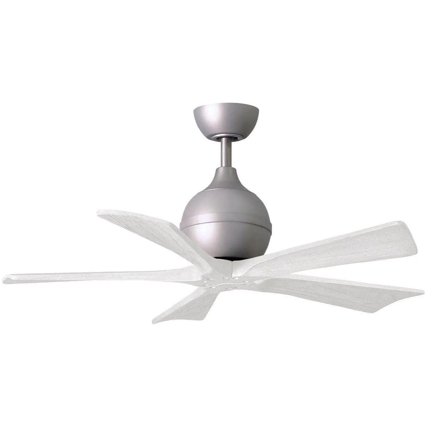 Matthews Fan Company - Irene 5 Ceiling Fan - IR5-BN-MWH-42 - Canada Light Shop