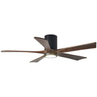 Matthews Fan Company - Irene 5 Hugger Ceiling Fan with Light Kit - IR5HLK-BK-WA-52 - Canada Light Shop