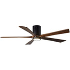 Matthews Fan Company - Irene 5 Hugger Ceiling Fan with Light Kit - IR5HLK-BK-WA-60 - Canada Light Shop