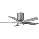 Matthews Fan Company - Irene 5 Hugger Ceiling Fan with Light Kit - IR5HLK-BN-BW-42 - Canada Light Shop