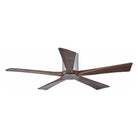 Matthews Fan Company - Irene 5 Hugger Ceiling Fan with Light Kit - IR5HLK-BN-WA-52 - Canada Light Shop