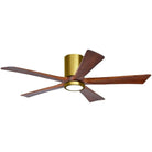 Matthews Fan Company - Irene 5 Hugger Ceiling Fan with Light Kit - IR5HLK-BRBR-WA-52 - Canada Light Shop