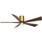 Matthews Fan Company - Irene 5 Hugger Ceiling Fan with Light Kit - IR5HLK-BRBR-WA-60 - Canada Light Shop