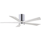 Matthews Fan Company - Irene 5 Hugger Ceiling Fan with Light Kit - IR5HLK-CR-MWH-52 - Canada Light Shop