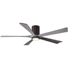 Matthews Fan Company - Irene 5 Hugger Ceiling Fan with Light Kit - IR5HLK-TB-BW-60 - Canada Light Shop