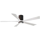 Matthews Fan Company - Irene 5 Hugger Ceiling Fan with Light Kit - IR5HLK-TB-MWH-60 - Canada Light Shop