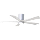 Matthews Fan Company - Irene 5 Hugger Ceiling Fan with Light Kit - IR5HLK-WH-MWH-52 - Canada Light Shop