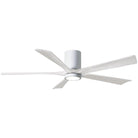 Matthews Fan Company - Irene 5 Hugger Ceiling Fan with Light Kit - IR5HLK-WH-MWH-60 - Canada Light Shop