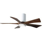 Matthews Fan Company - Irene 5 Hugger Ceiling Fan with Light Kit - IR5HLK-WH-WA-42 - Canada Light Shop