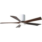 Matthews Fan Company - Irene 5 Hugger Ceiling Fan with Light Kit - IR5HLK-WH-WA-52 - Canada Light Shop
