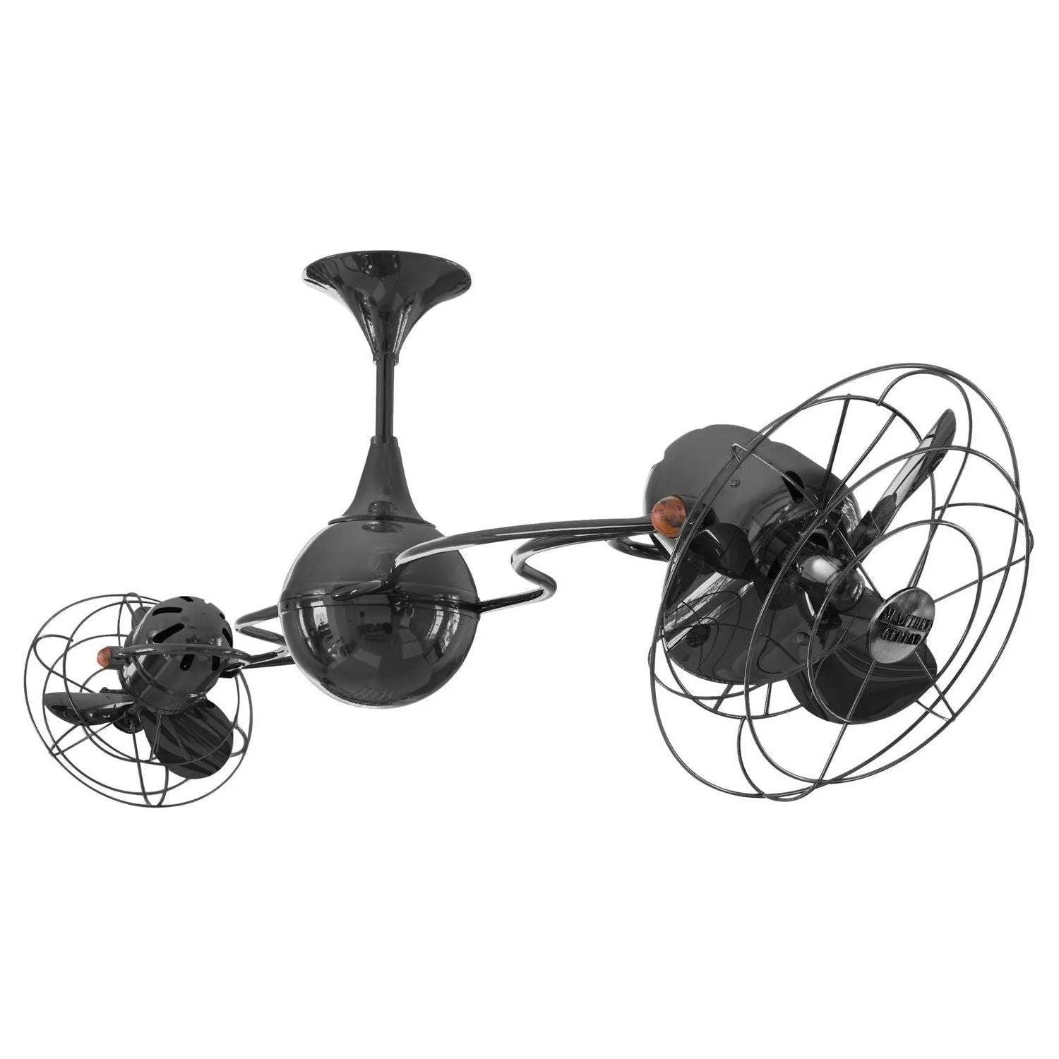 Matthews Fan Company - Italo Ventania Ceiling Fan - IV-BKN-MTL - Canada Light Shop