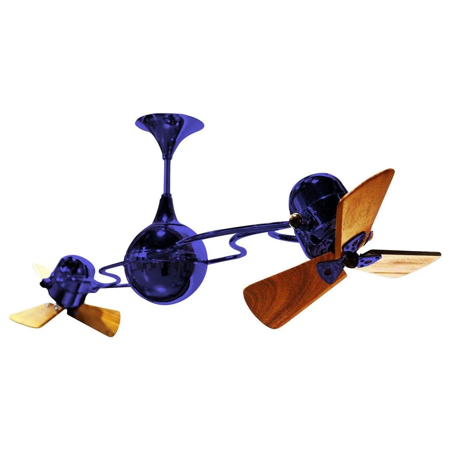 Matthews Fan Company - Italo Ventania Ceiling Fan - IV-BLUE-WD - Canada Light Shop