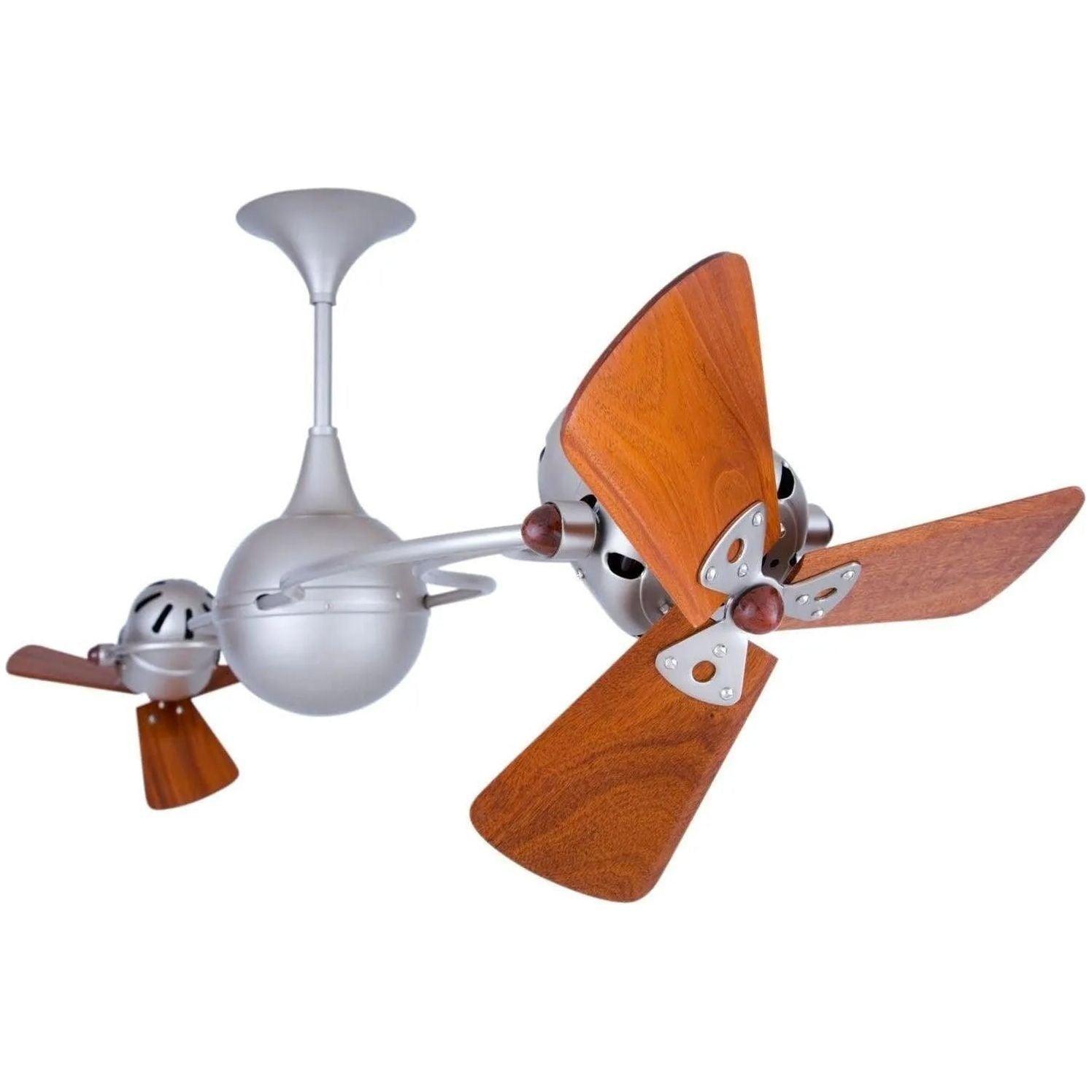Matthews Fan Company - Italo Ventania Ceiling Fan - IV-BN-WD - Canada Light Shop