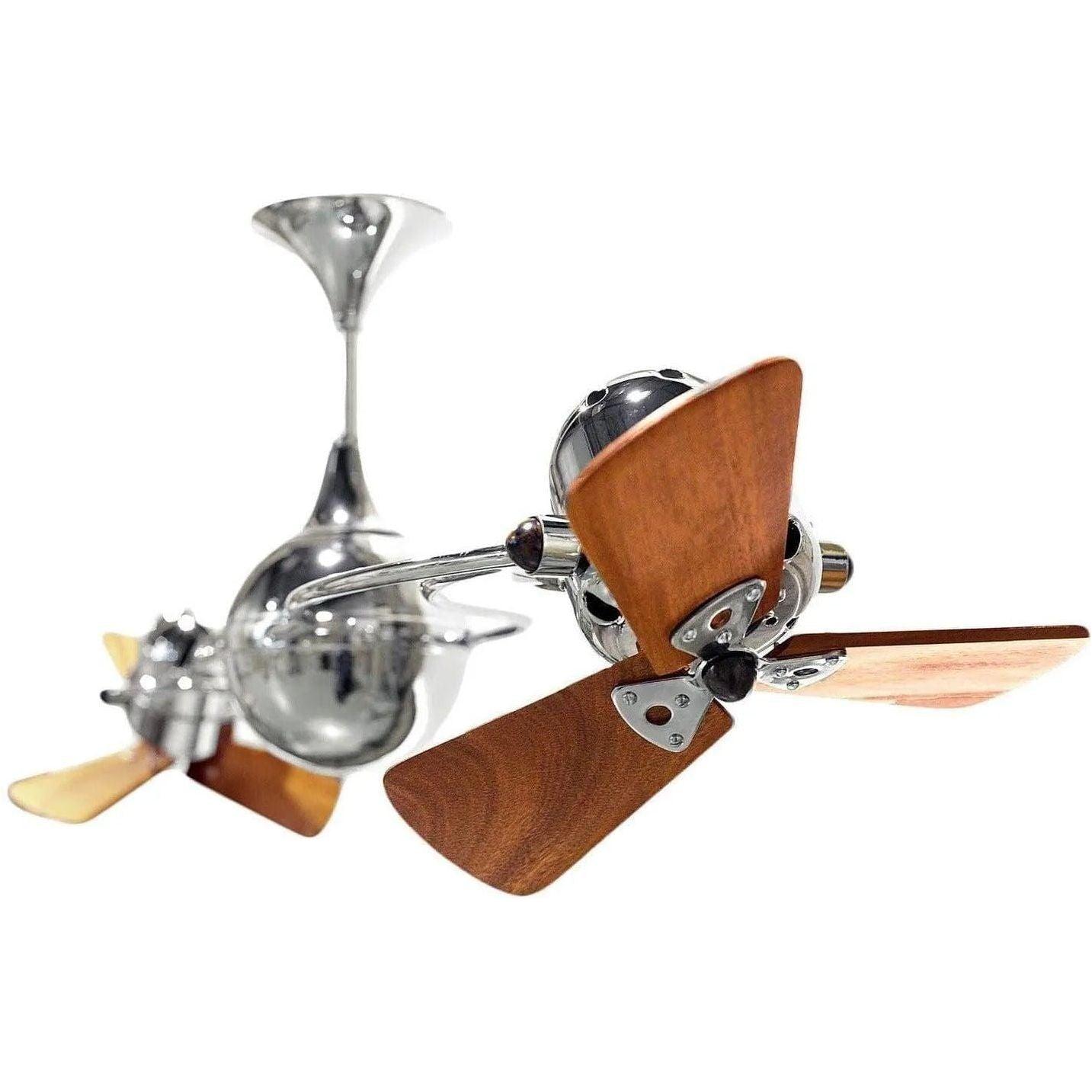 Matthews Fan Company - Italo Ventania Ceiling Fan - IV-CR-WD - Canada Light Shop