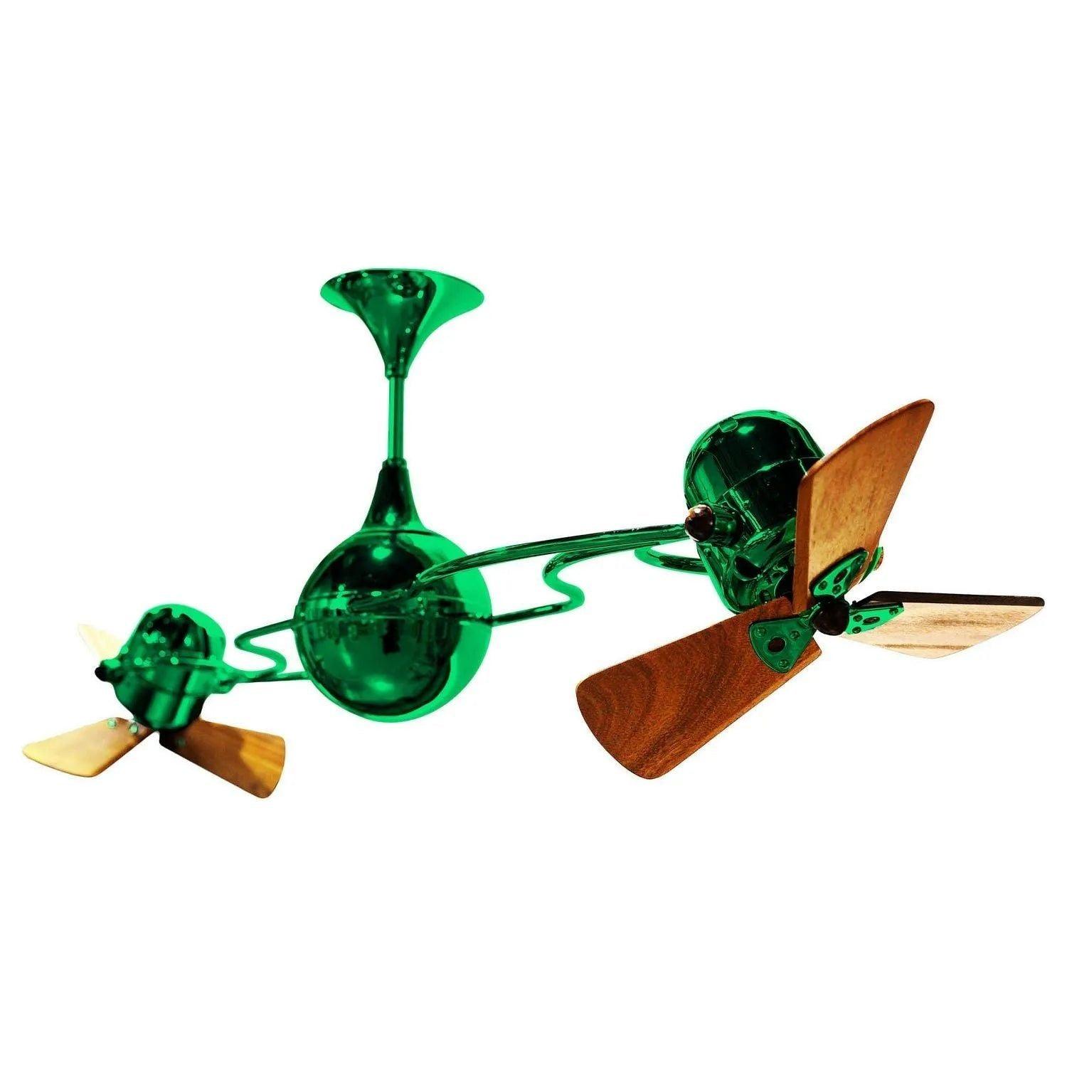 Matthews Fan Company - Italo Ventania Ceiling Fan - IV-GREEN-WD - Canada Light Shop