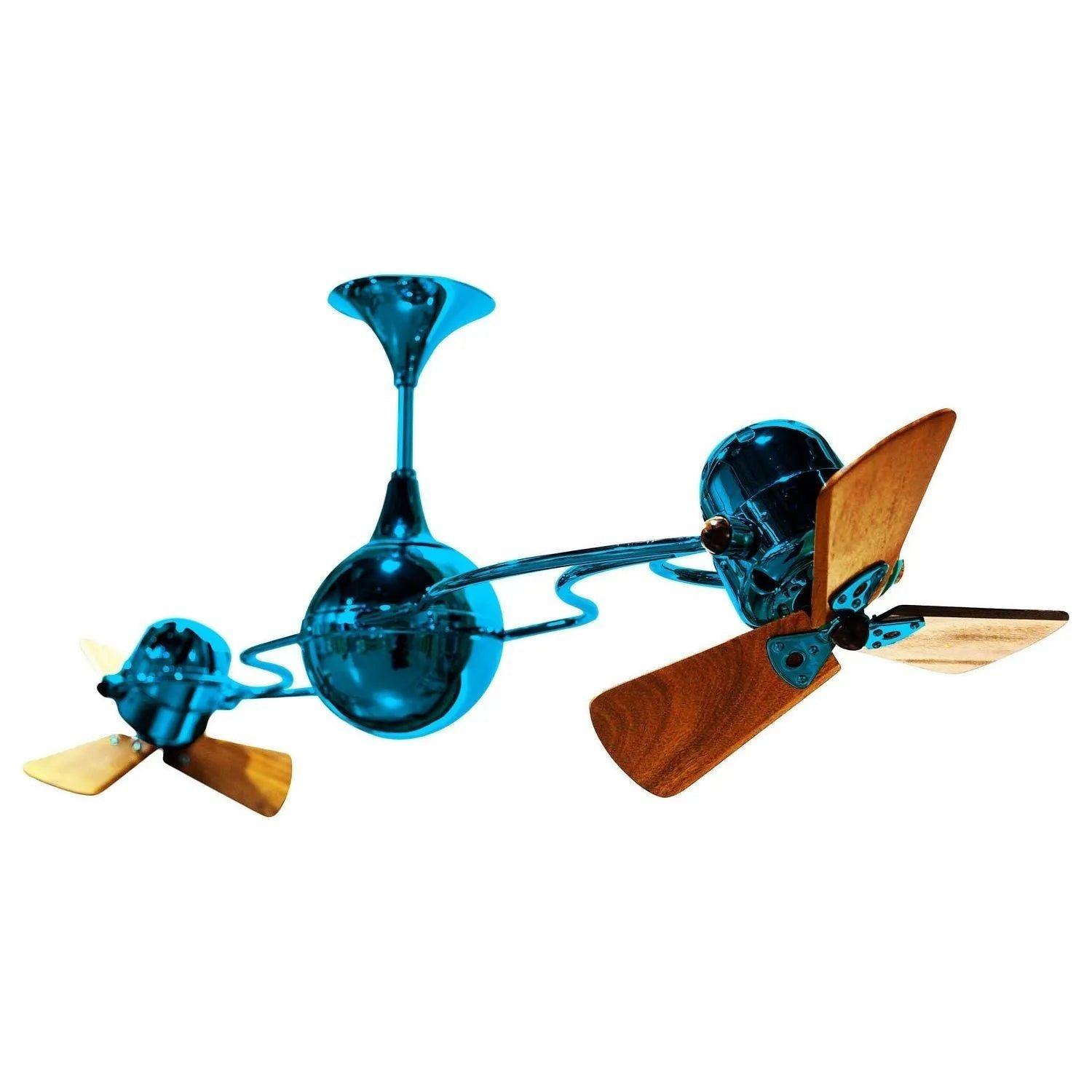 Matthews Fan Company - Italo Ventania Ceiling Fan - IV-LTBLUE-WD - Canada Light Shop
