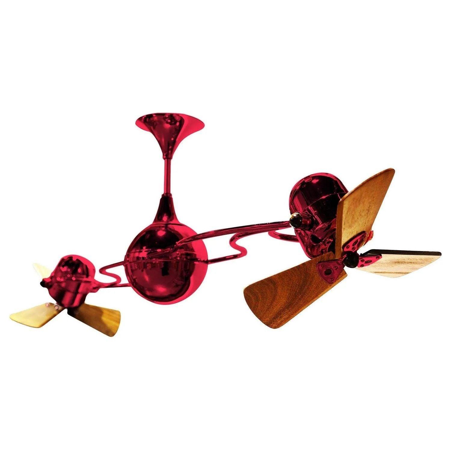 Matthews Fan Company - Italo Ventania Ceiling Fan - IV-RED-WD - Canada Light Shop