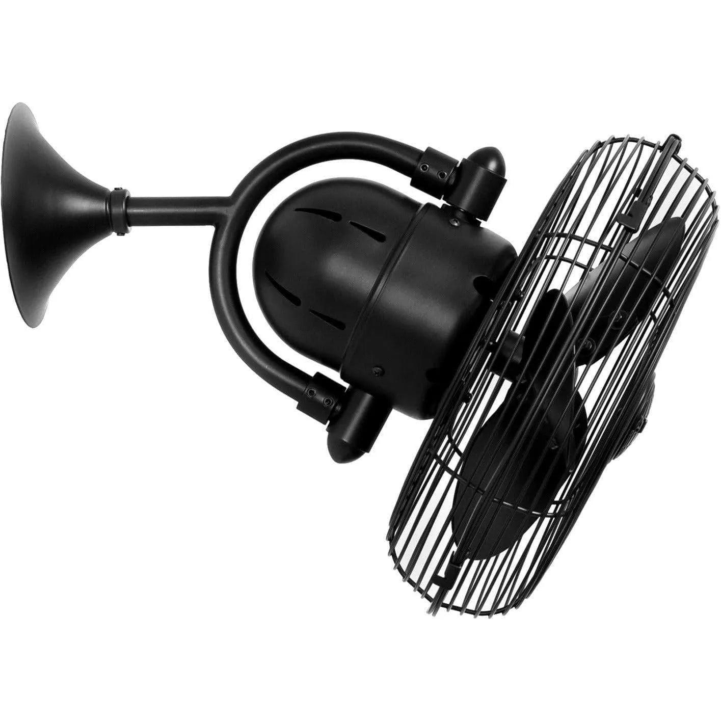 Matthews Fan Company - Kaye Wall or Ceiling Fan - KC-BK - Canada Light Shop