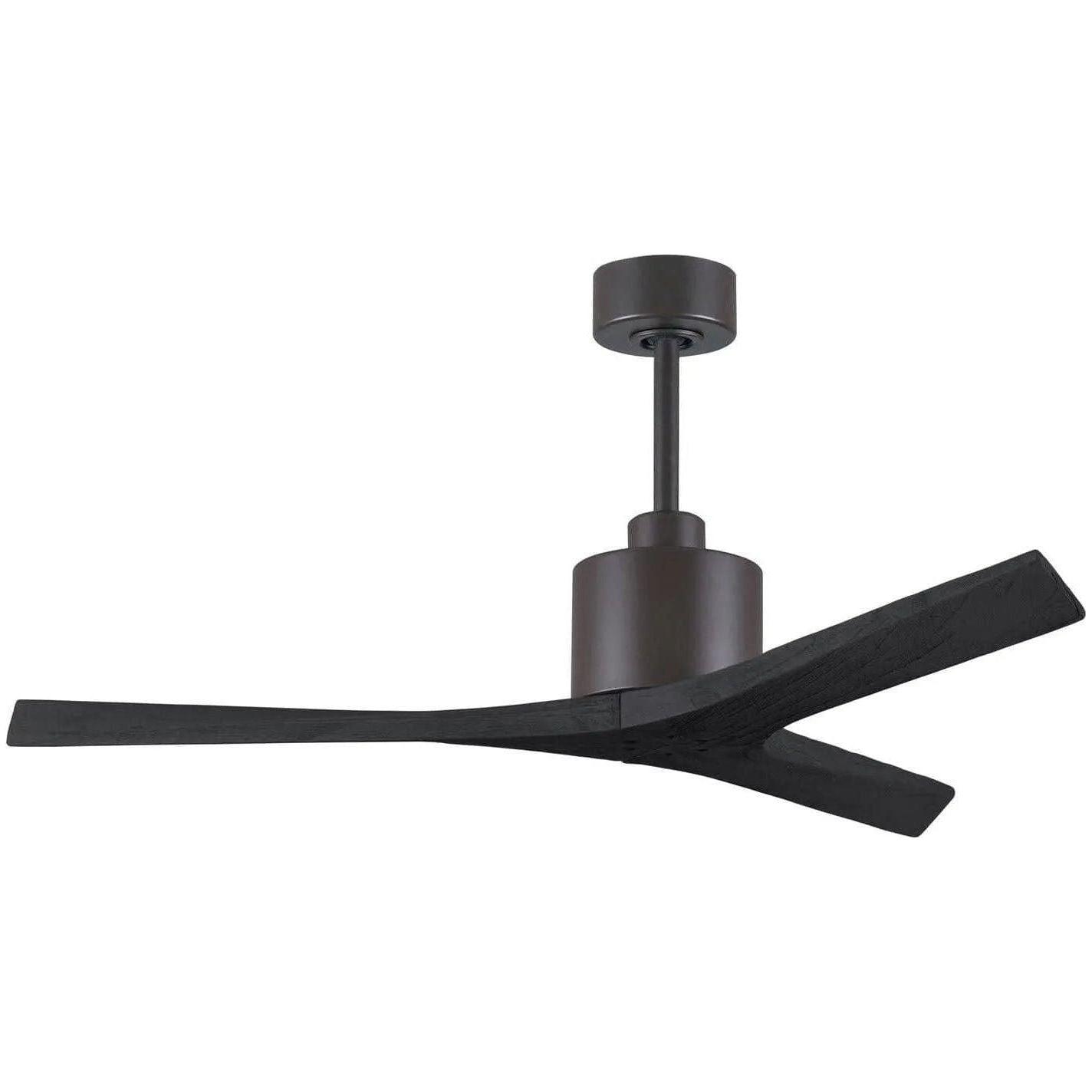 Matthews Fan Company - Mollywood Ceiling Fan - MW-TB-BK-52 - Canada Light Shop