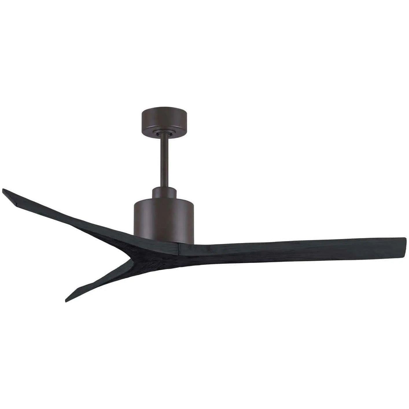 Matthews Fan Company - Mollywood Ceiling Fan - MW-TB-BK-60 - Canada Light Shop