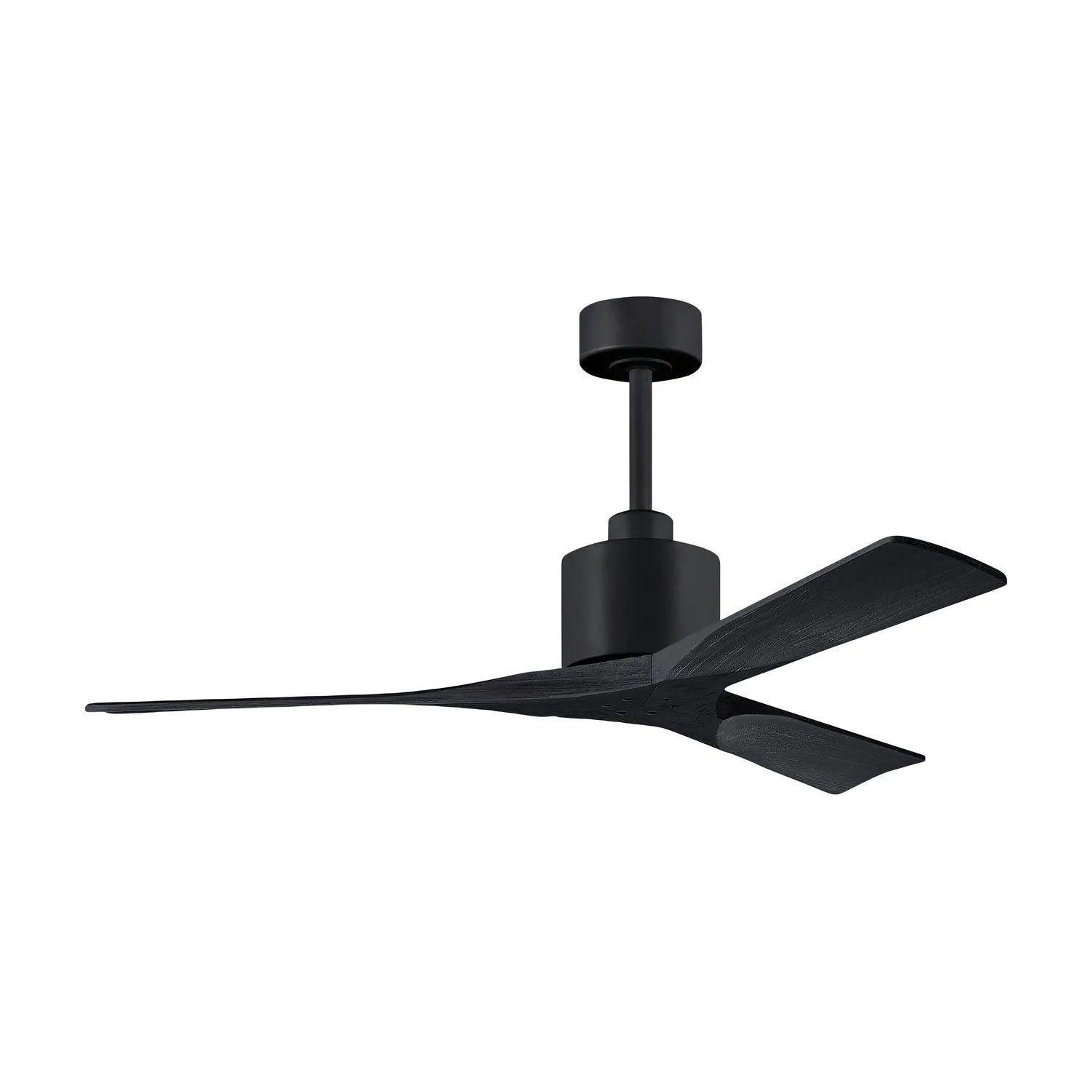 Matthews Fan Company - Nan Ceiling Fan - NK-BK-BK-52 - Canada Light Shop