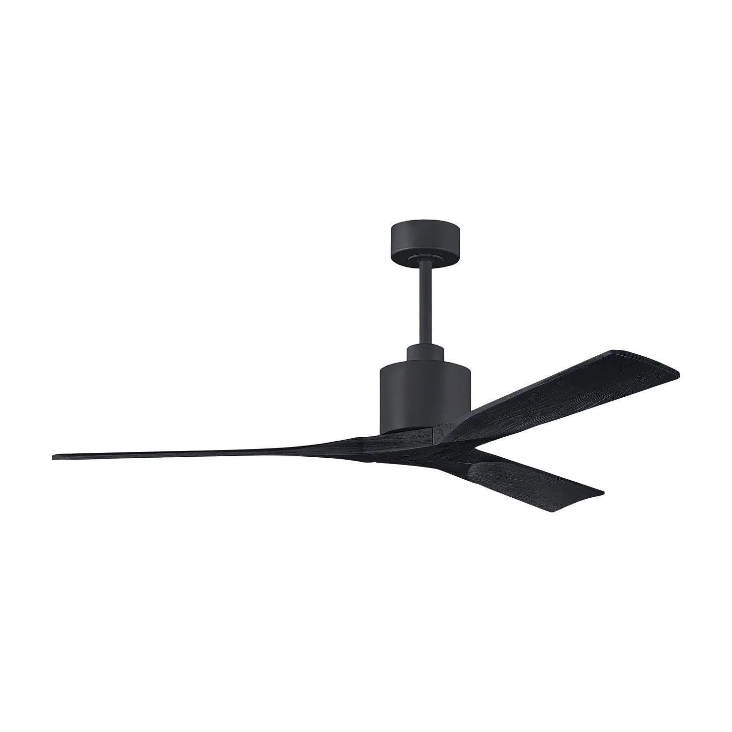 Matthews Fan Company - Nan Ceiling Fan - NK-BK-BK-52 - Canada Light Shop