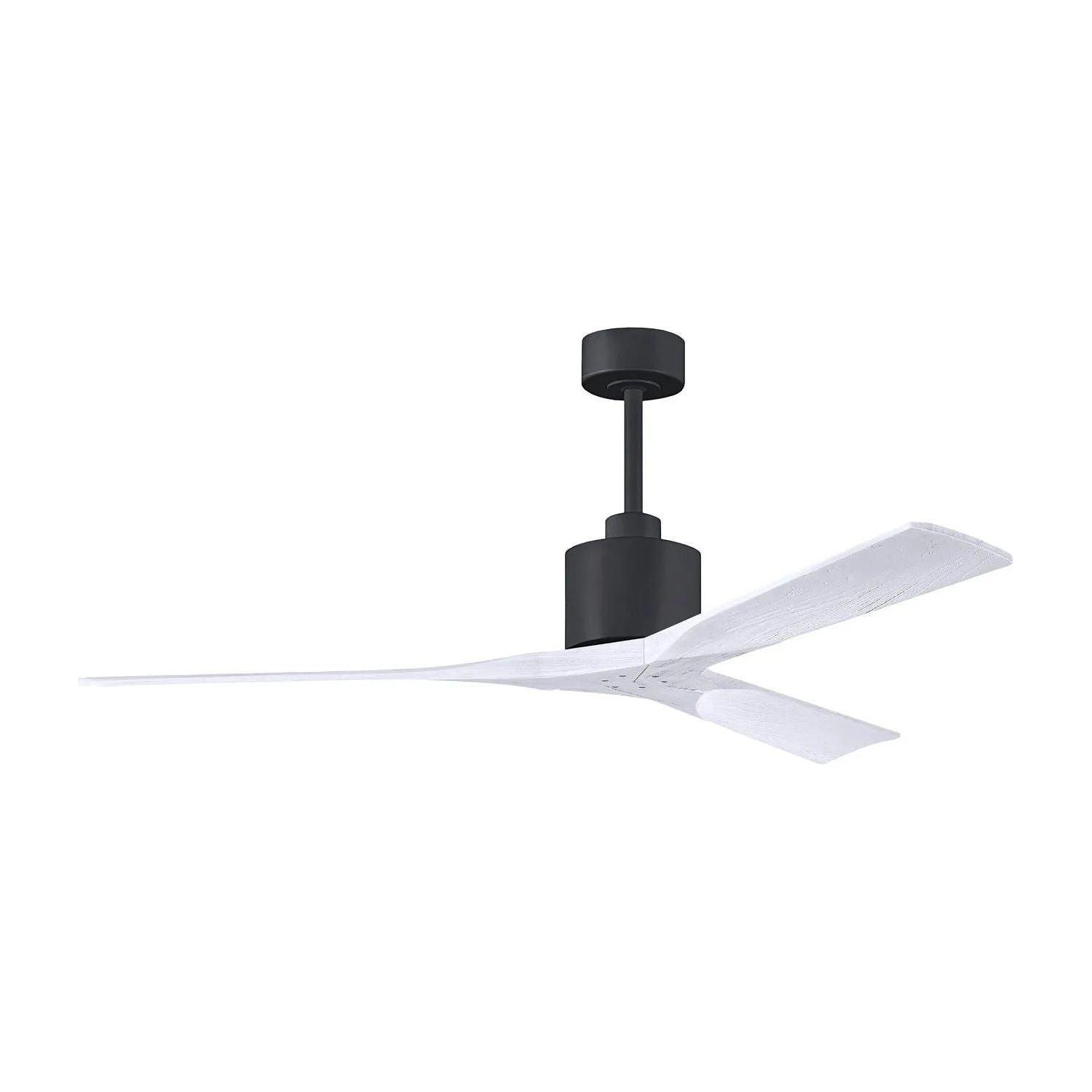 Matthews Fan Company - Nan Ceiling Fan - NK-BK-MWH-60 - Canada Light Shop
