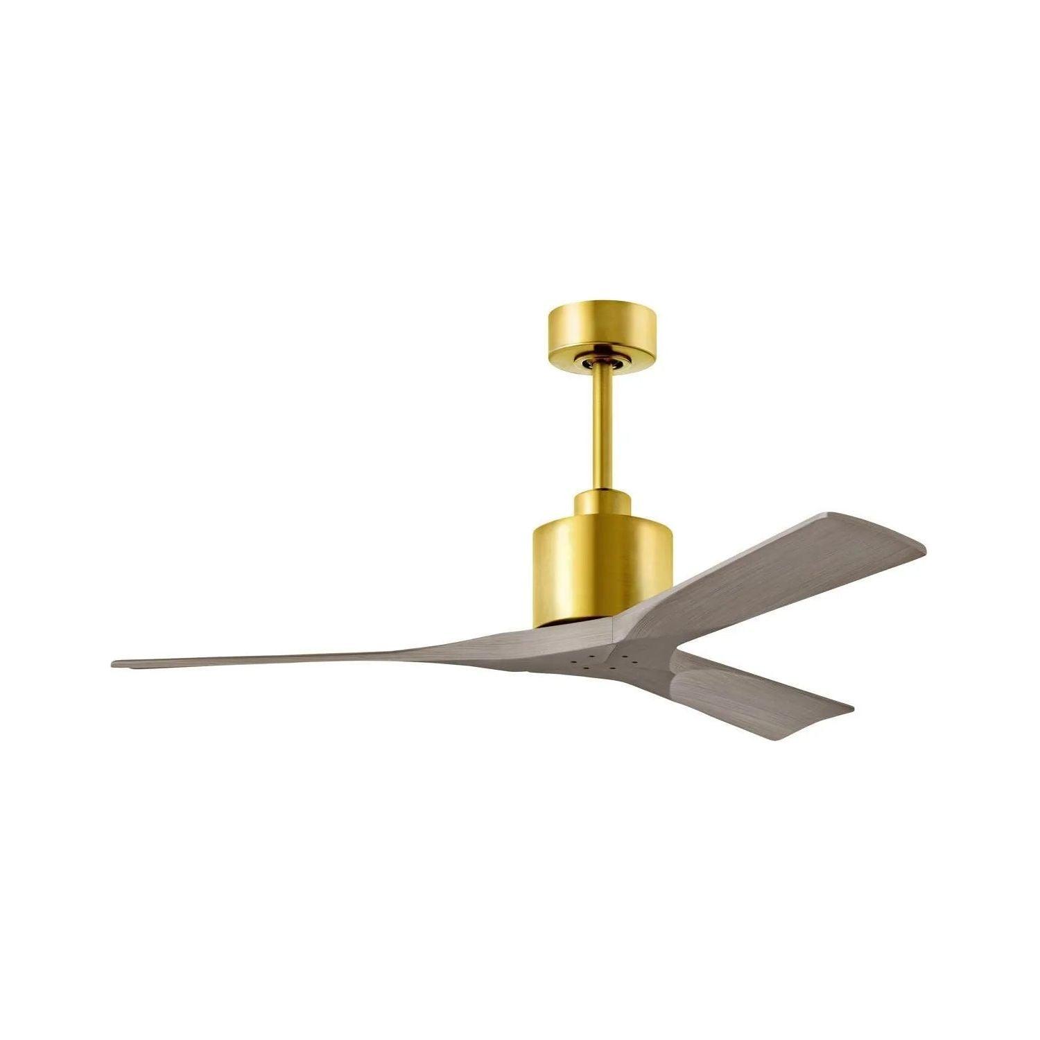 Matthews Fan Company - Nan Ceiling Fan - NK-BRBR-GA-52 - Canada Light Shop