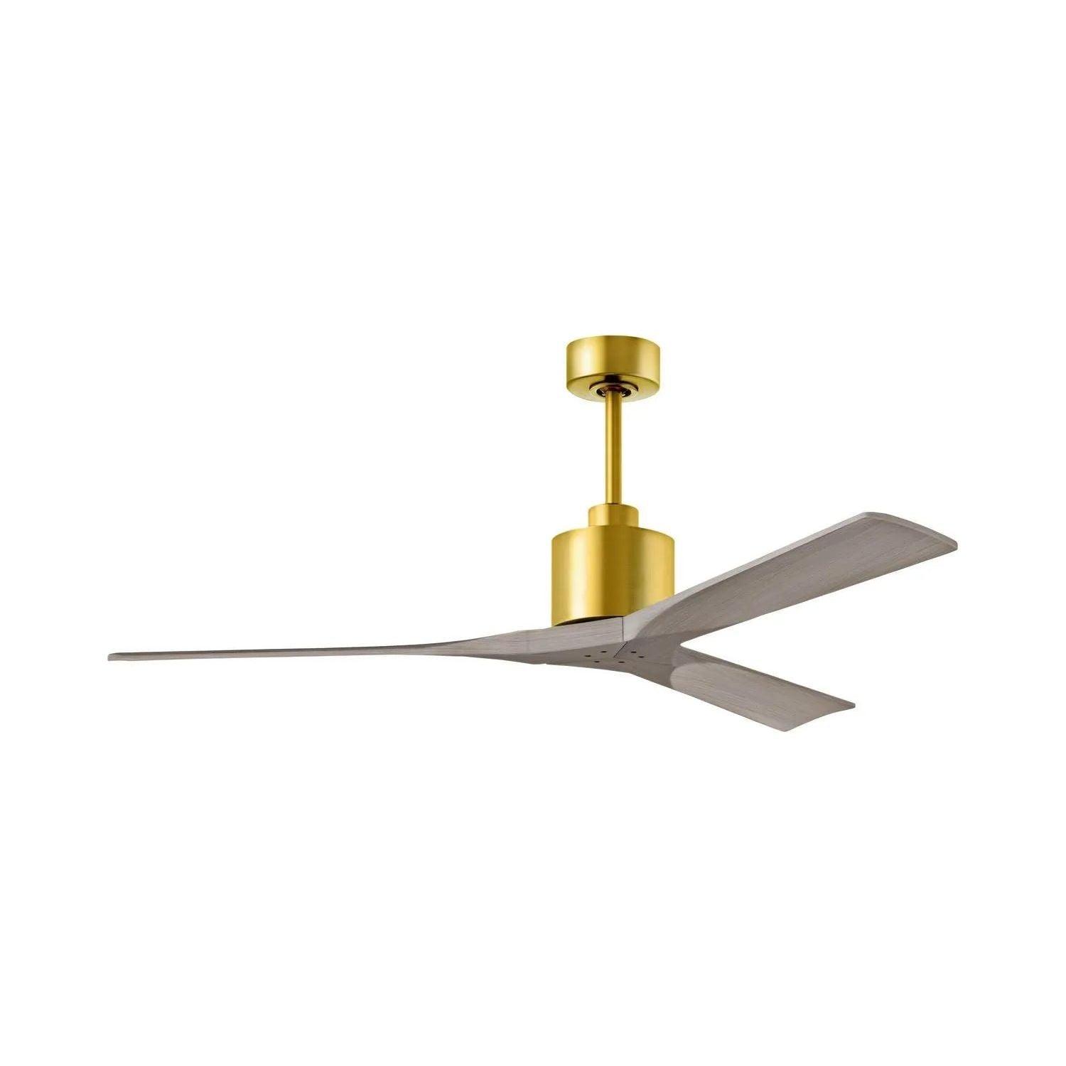 Matthews Fan Company - Nan Ceiling Fan - NK-BRBR-GA-60 - Canada Light Shop