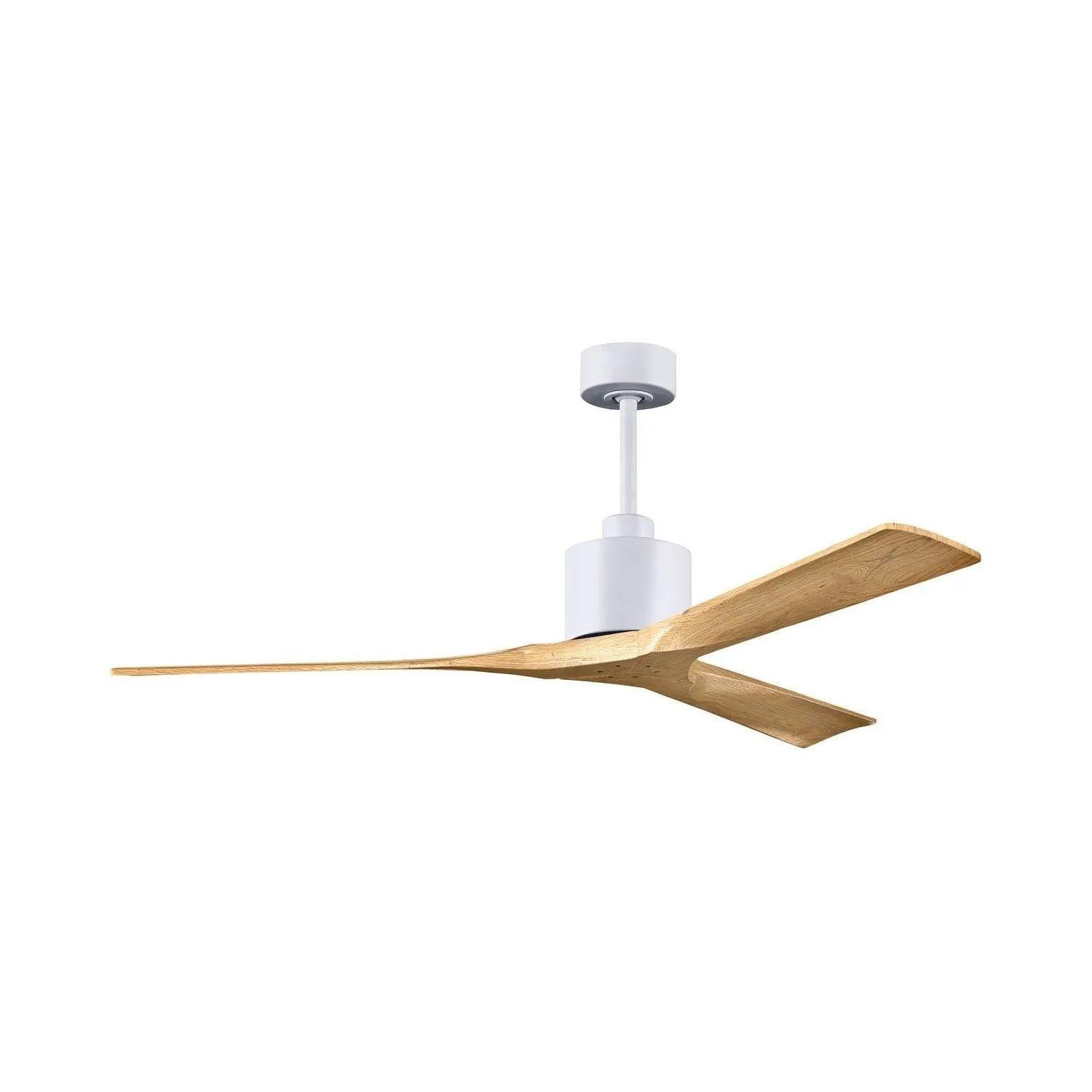 Matthews Fan Company - Nan Ceiling Fan - NK-MWH-LM-60 - Canada Light Shop