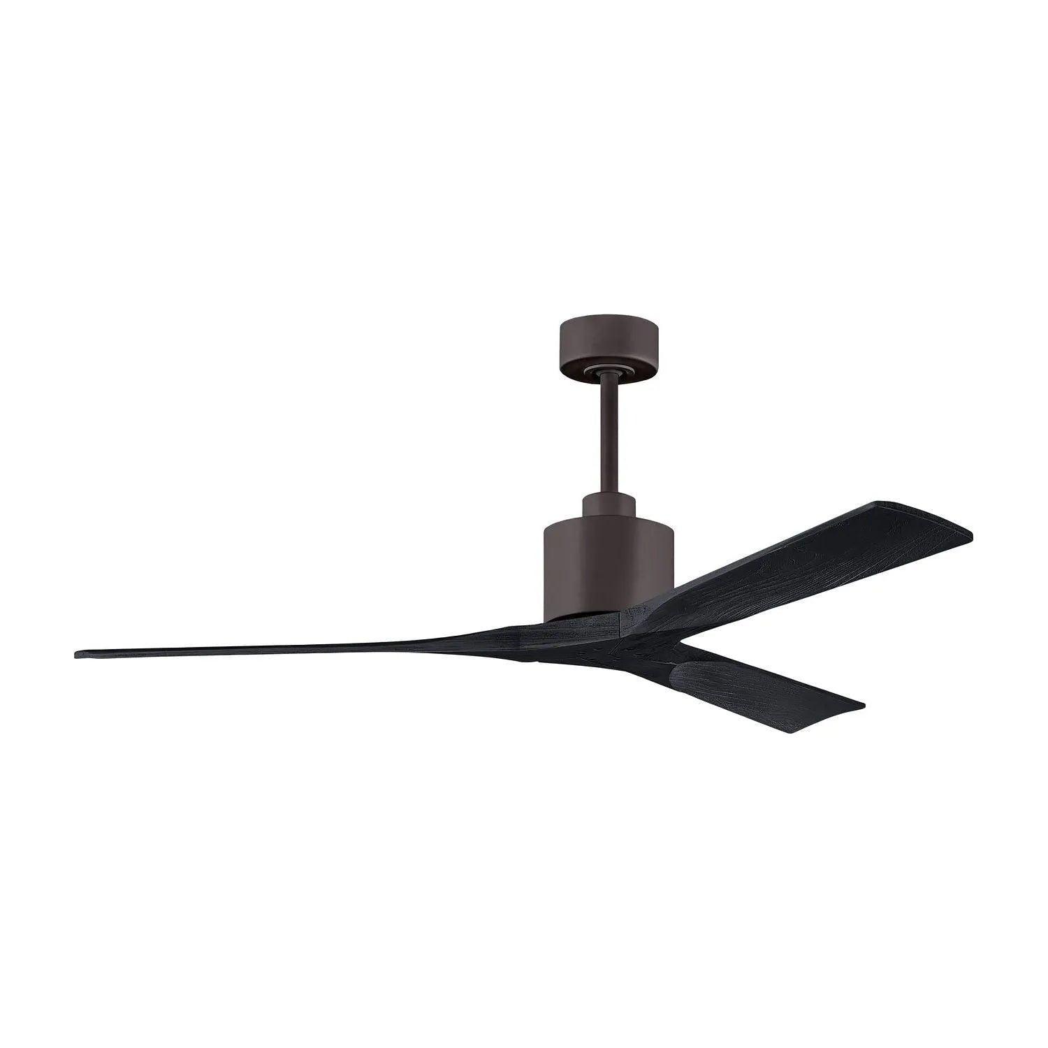 Matthews Fan Company - Nan Ceiling Fan - NK-TB-BK-60 - Canada Light Shop