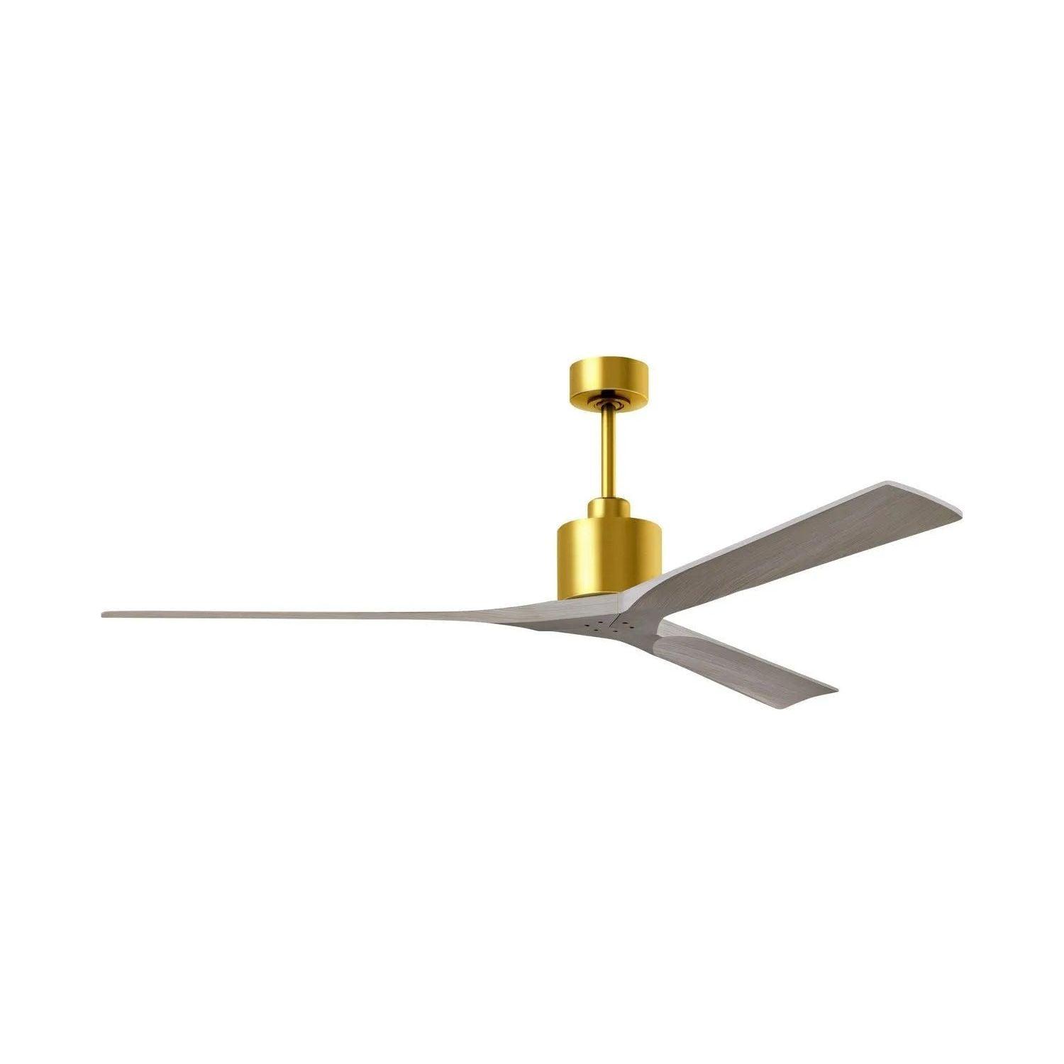 Matthews Fan Company - Nan XL Ceiling Fan - NKXL-BK-BK-72 - Canada Light Shop