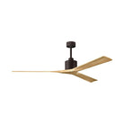 Matthews Fan Company - Nan XL Ceiling Fan - NKXL-BK-BK-72 - Canada Light Shop
