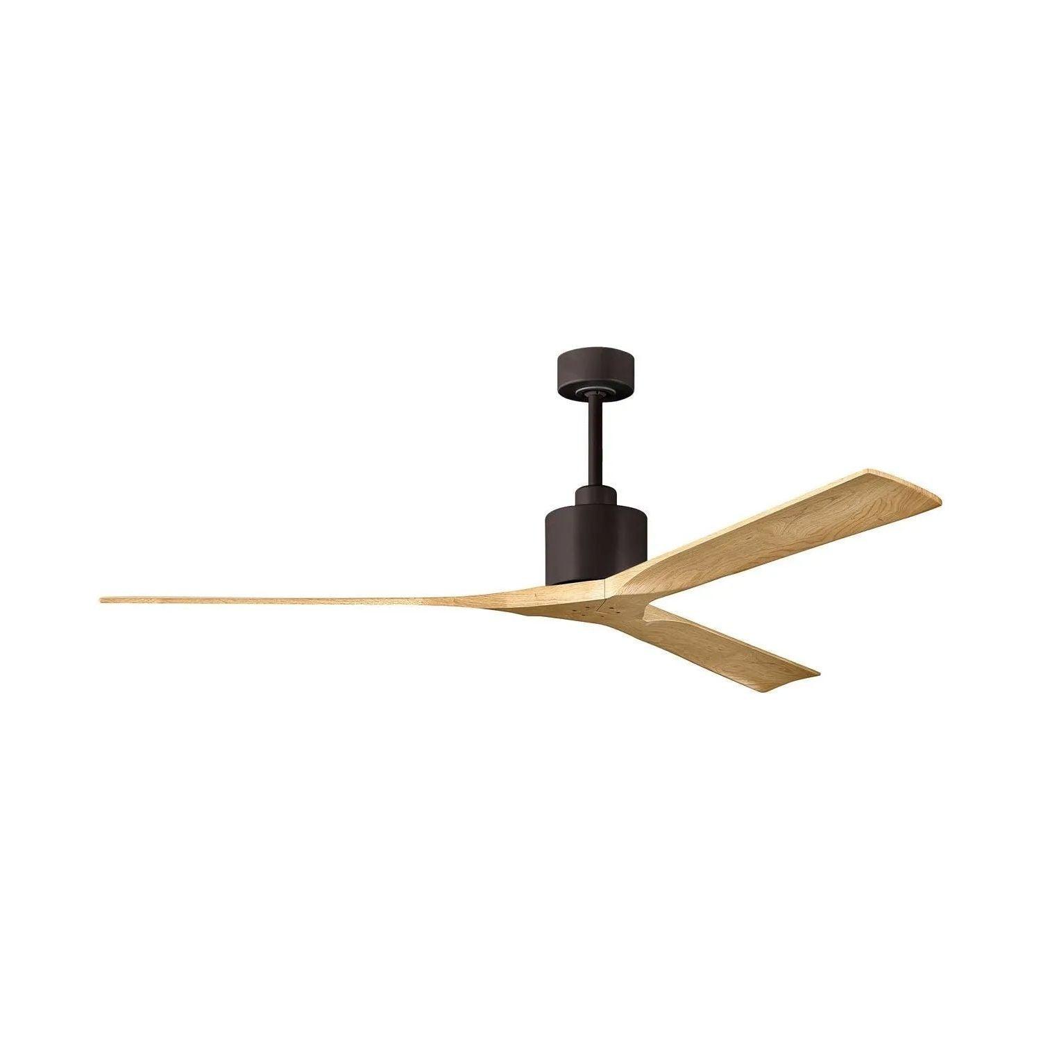 Matthews Fan Company - Nan XL Ceiling Fan - NKXL-BK-BK-72 - Canada Light Shop