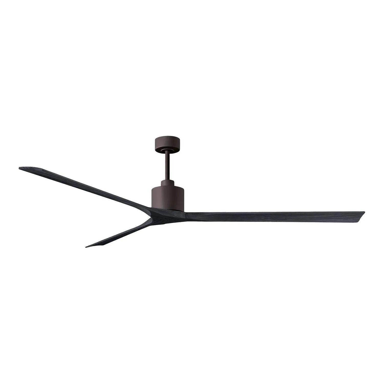Matthews Fan Company - Nan XL Ceiling Fan - NKXL-BK-BK-72 - Canada Light Shop