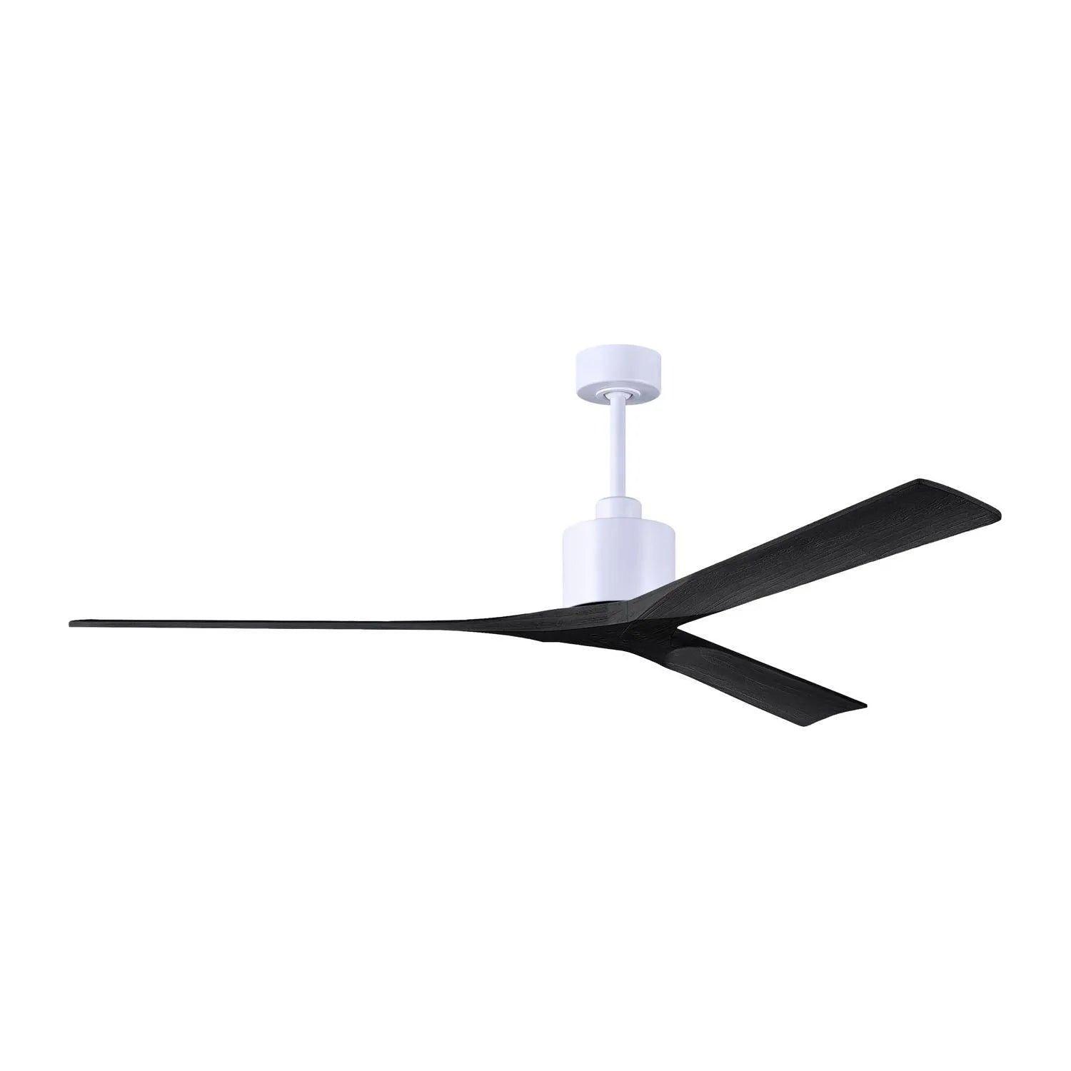 Matthews Fan Company - Nan XL Ceiling Fan - NKXL-MWH-BK-72 - Canada Light Shop