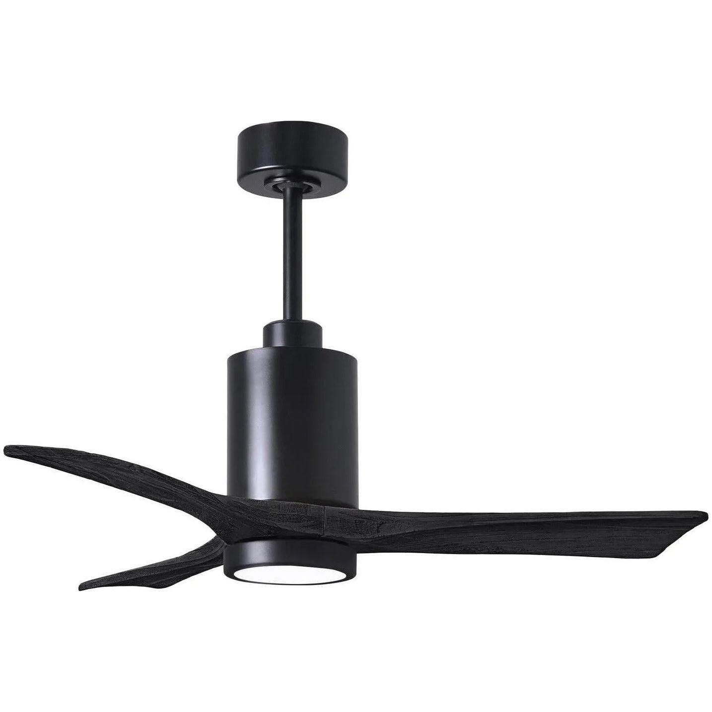Matthews Fan Company - Patricia 3 Ceiling Fan - PA3-BK-BK-42 - Canada Light Shop